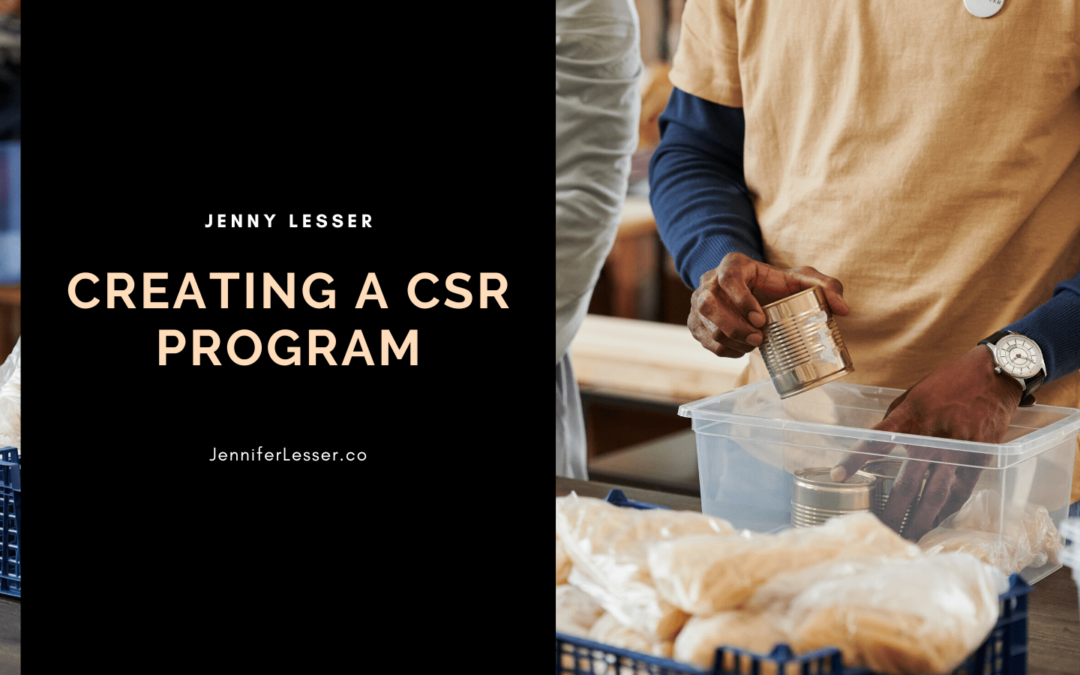 Jenny Lesser Creating a CSR Program-min